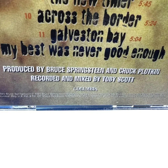 Bruce Springsteen – The Ghost Of Tom Joad  1995 CD DISC - Picture 4 of 5